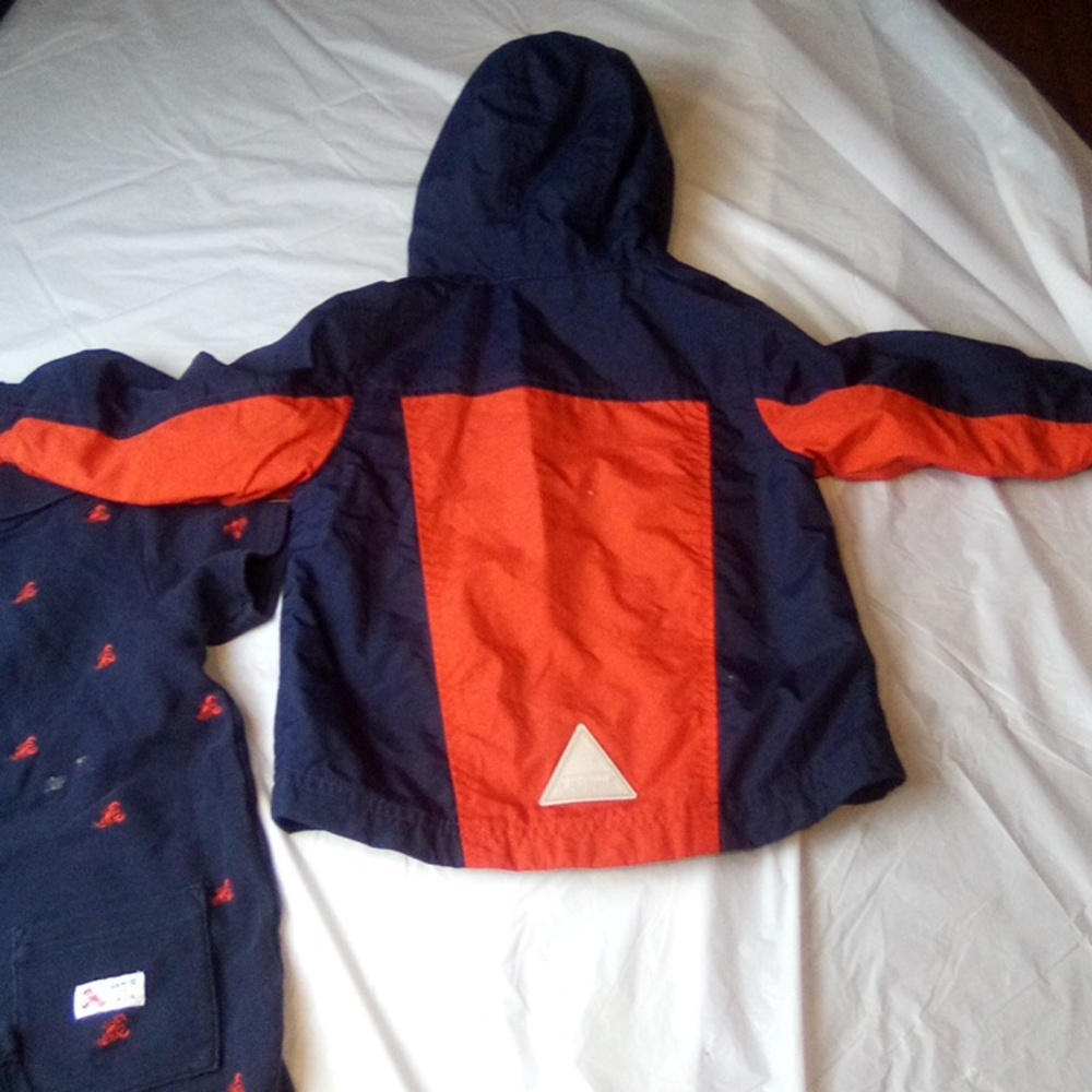 L.L . BEAN SPRING JACKET/ JANIE AND JACK ROMPER - Picture 4 of 5